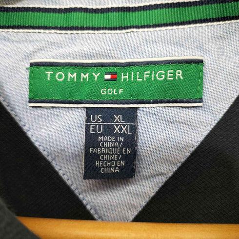 トミーヒルフィガーゴルフ TOMMY HILFIGER GOLF 刺繍ロゴ ポロシャツ メンズ XL