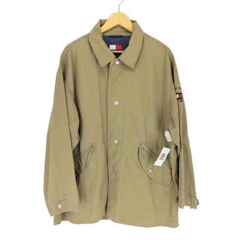 トミーヒルフィガー TOMMY HILFIGER 刺繍ロゴ ハンティングジャケット メンズ L