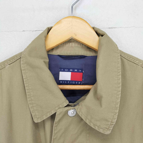 トミーヒルフィガー TOMMY HILFIGER 刺繍ロゴ ハンティングジャケット メンズ L
