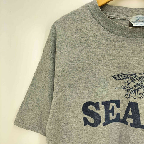 00S YAZBEK ボディ メキシコ製 SEALS ロゴ プリント S/S クルーネック Tシャツ メンズ import:L