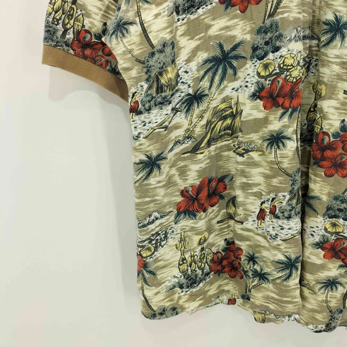 トミーバハマ Tommy Bahama 総柄 ポロシャツ メンズ import:L