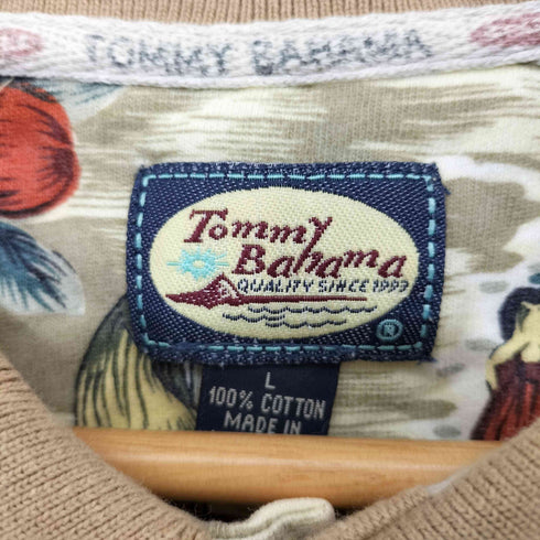 トミーバハマ Tommy Bahama 総柄 ポロシャツ メンズ import:L
