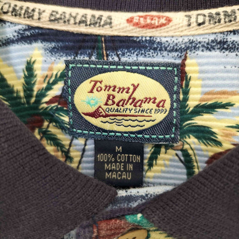 トミーバハマ Tommy Bahama 総柄 ポロシャツ メンズ import:M