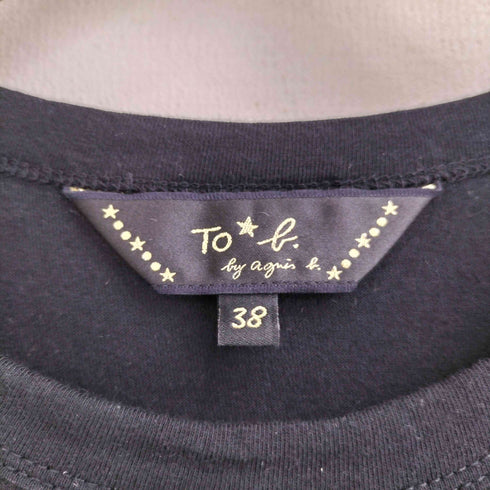 トゥービーバイアニエスベー To b. by agnes b. ロゴプリントカットソー レディース JPN:38