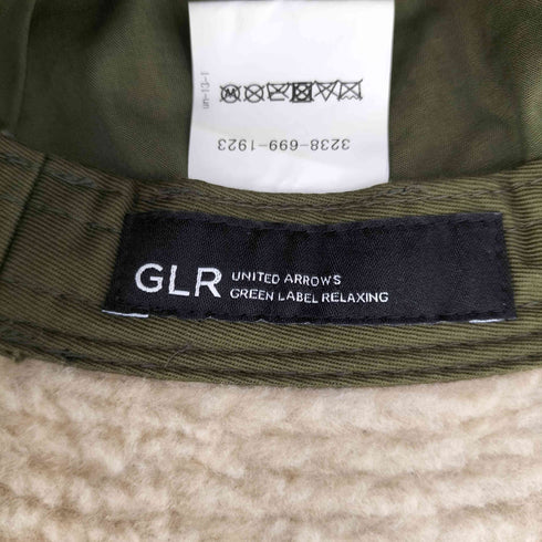 ユナイテッドアローズグリーンレーベルリラクシング UNITED ARROWS green label relaxing 裏地ボア切替 バケットハット メンズ