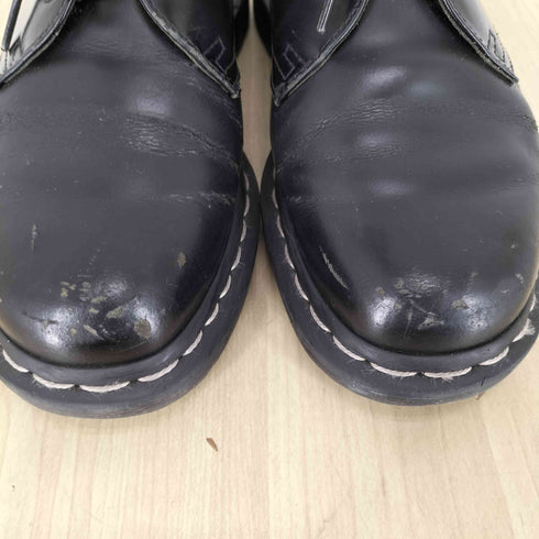 ドクターマーチン Dr.Martens 1461Z BLACK SMOOTH WHITE STITCH レディース UK:5