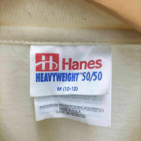 90S USA製 HANES 50/50 ボディ USAF VAW-115 グラフィック 両面 プリント S/S クルーネック Tシャツ シングルステッチ レディース import:M