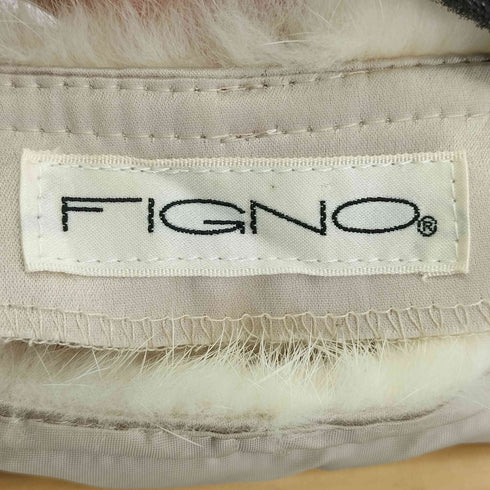 FIGNO ミンク使い サテンアンサンブルワンピース レディース 9AR