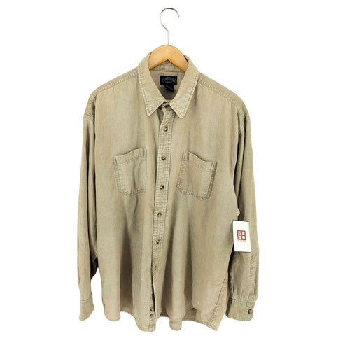 CAMBRIDGE CLASSICS コーデュロイ コットン長袖シャツ メンズ import:XL