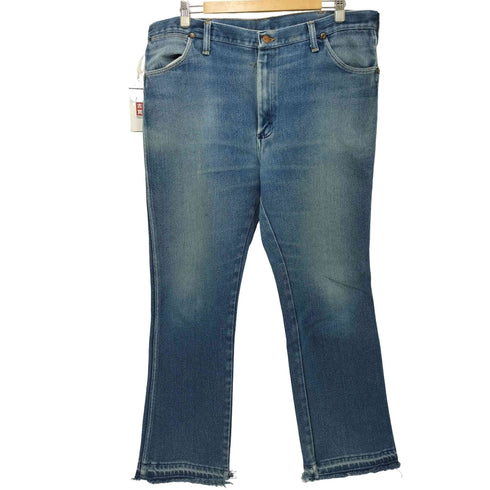 ラングラー Wrangler USA製 935NAV レザーパッチ デニムパンツ メンズ 40×30