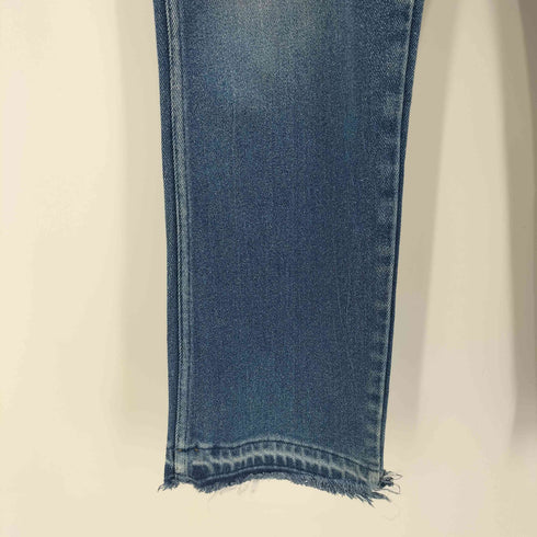 ラングラー Wrangler USA製 935NAV レザーパッチ デニムパンツ メンズ 40×30