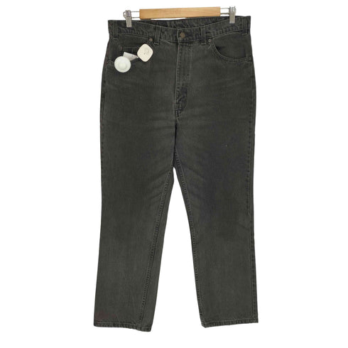 リーバイス Levis 90s ボタン裏217 オレンジタブ ジッパーフライブラックデニム メンズ 36/30