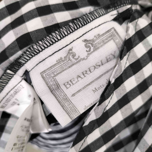 ビアズリー BEARDSLEY 23SS 先染めギャザーチュニックブラウス レディース FREE