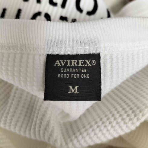 アヴィレックス AVIREX MINI WAFFLE V NECK T-SHIRT ミニワッフル Vネック Tシャツ メンズ JPN:M