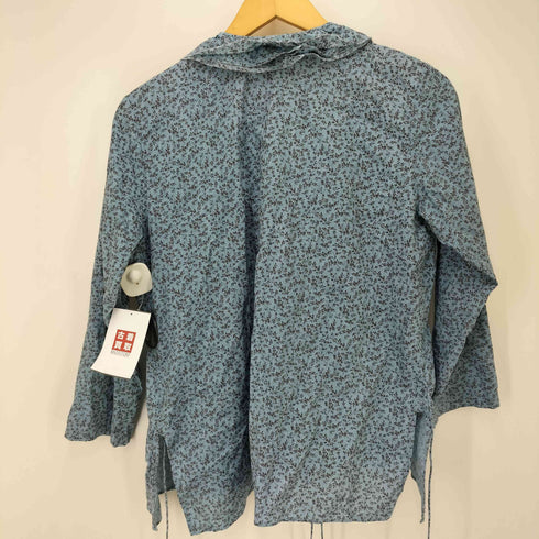 フォーティーファイブアール 45R 花柄 コットン フリル カシュクール ブラウス レディース JPN:3