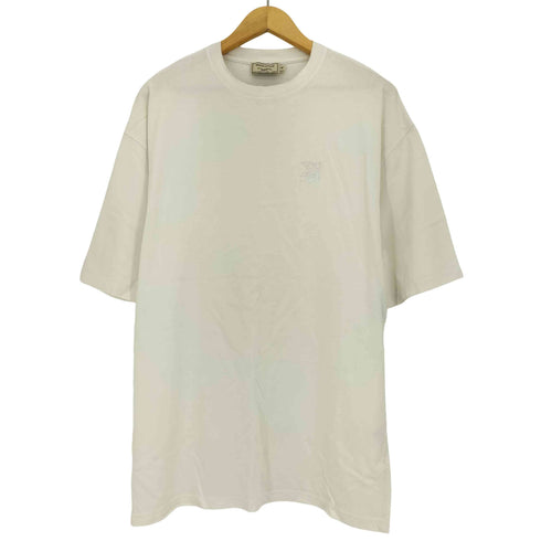 メゾンキツネ MAISON KITSUNE 刺繍 ワンポイント オーバーサイズ Tシャツ メンズ import:M