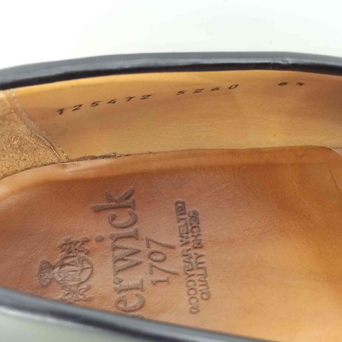 バーウィック Berwick コインローファー 5260ROVIBK vibramソール メンズ UK:6.5