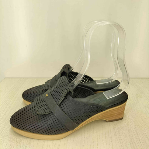 ミナペルホネン mina perhonen PIED DES BOIS カウレザー メッシュ ミュール レディース EUR:37
