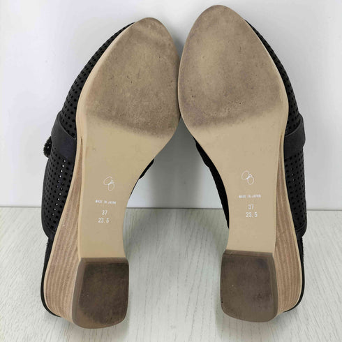 ミナペルホネン mina perhonen PIED DES BOIS カウレザー メッシュ ミュール レディース EUR:37