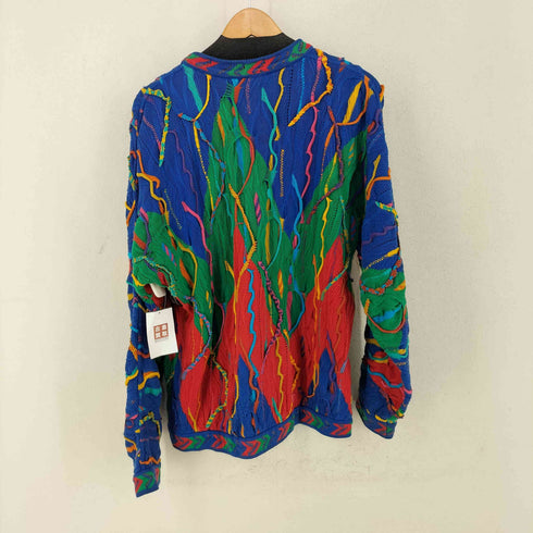 クージー COOGI マルチカラー 3Dニットセーター メンズ import:M