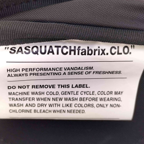 サスクワァッチファブリックス SASQUATCHfabrix. メキシカンスカル ワッペン ボア バックパック メンズ ONE SIZE