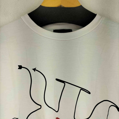 RIU プリントクルーネックTシャツ レディース