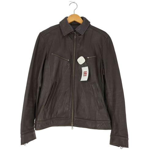 メンズビギ MENS BIGI 羊革 レザー シングル ライダースジャケット メンズ 03