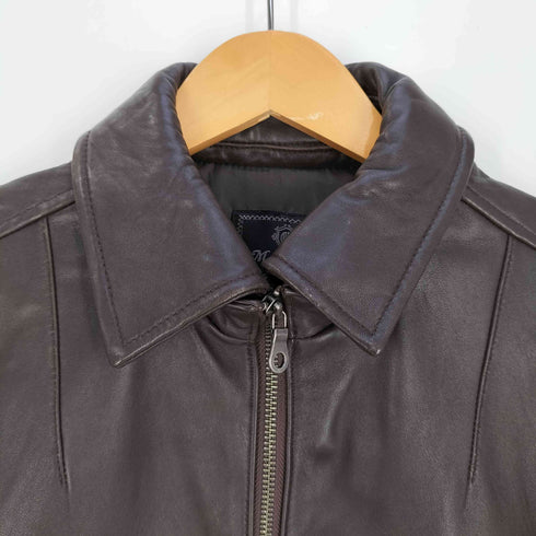 メンズビギ MENS BIGI 羊革 レザー シングル ライダースジャケット メンズ 03