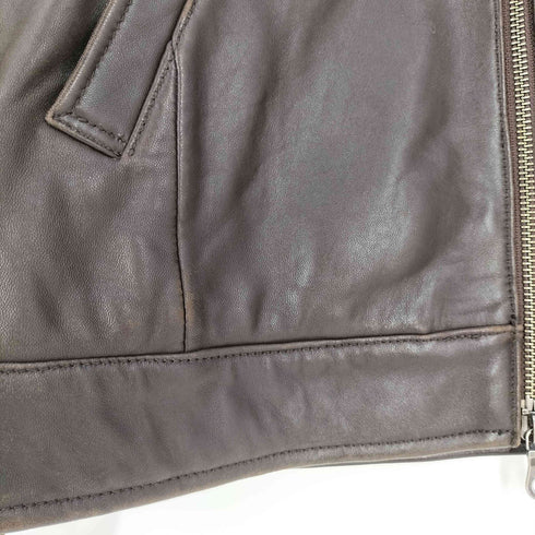 メンズビギ MENS BIGI 羊革 レザー シングル ライダースジャケット メンズ 03