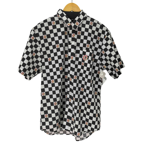 ゴルフワン GOLF WANG USA製 OFWGKTA odd future チェック ドーナツ柄 S/S シャツ メンズ import:M