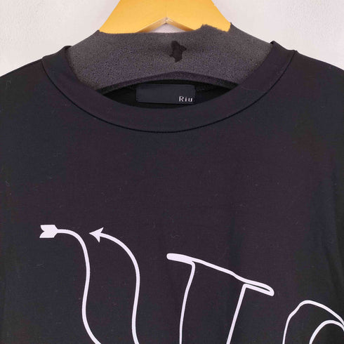 RIU プリントクルーネックTシャツ レディース