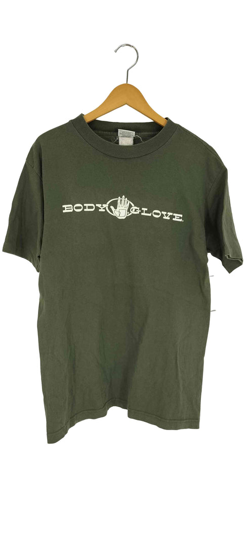 ボディーグローブ BODY GLOVE 90S USA製 ロゴ プリント Tシャツ 袖シングルステッチ メンズ import:M