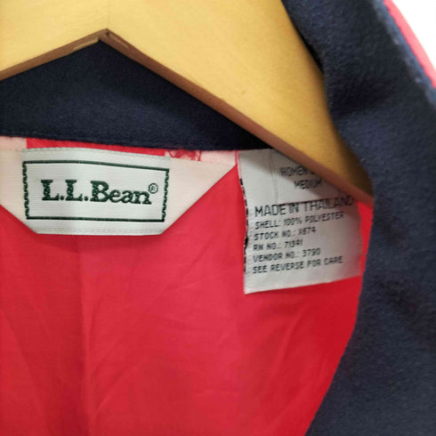 エルエルビーン L.L.Bean 80S 三角タグ バック ロゴ 刺繍 スタンドネック ポリ ジャケット 一重 レディース import:M
