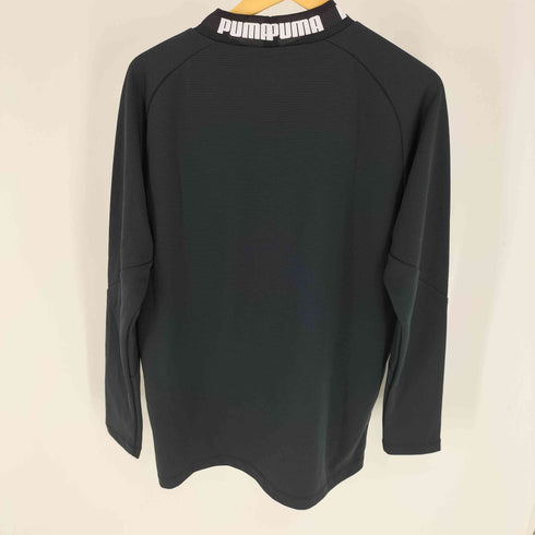 プーマ PUMA ヒートエナジー ロゴ プリント リブロゴ モックネック L/S カットソー メンズ import:L