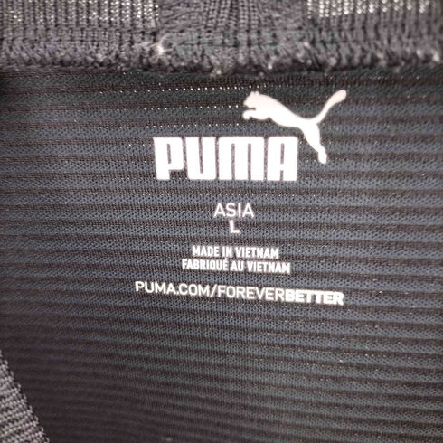 プーマ PUMA ヒートエナジー ロゴ プリント リブロゴ モックネック L/S カットソー メンズ import:L