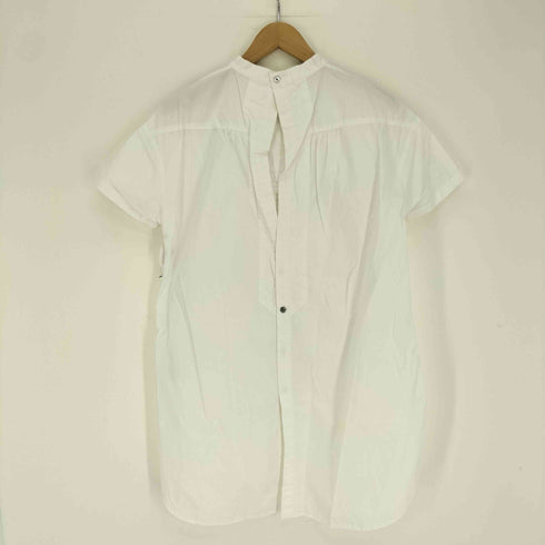 ローズバッド ROSE BUD 20SS バックオープン バンドカラー S/S シャツ ワンピース レディース FREE