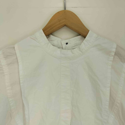 ローズバッド ROSE BUD 20SS バックオープン バンドカラー S/S シャツ ワンピース レディース FREE
