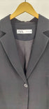 ザラ ZARA サイドベルト 1B シングルブレスト テーラード ベスト レディース import:XS