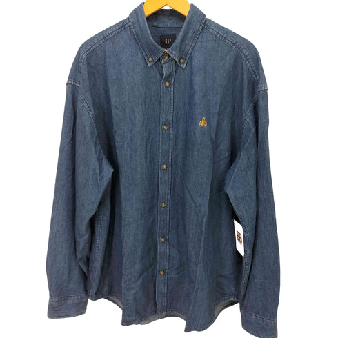 ギャップ Gap 24AW BRANNAN DNM SHIRT ブラナンベア デニム ビッグシャツ メンズ import:L