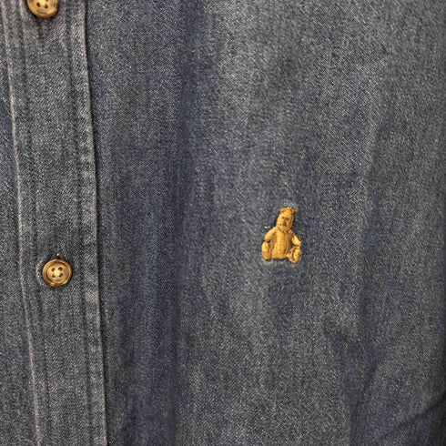 ギャップ Gap 24AW BRANNAN DNM SHIRT ブラナンベア デニム ビッグシャツ メンズ import:L