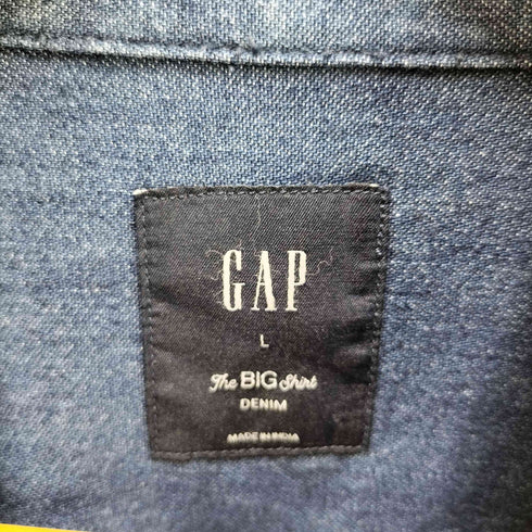 ギャップ Gap 24AW BRANNAN DNM SHIRT ブラナンベア デニム ビッグシャツ メンズ import:L