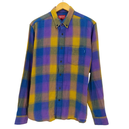 シュプリーム Supreme SHADOW PLAID FLANNEL SHIRT メンズ import:M