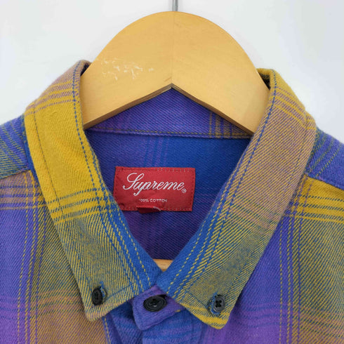 シュプリーム Supreme SHADOW PLAID FLANNEL SHIRT メンズ import:M