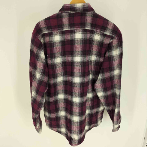 フリーカントリー free country 90S USA製 フラップポケット コットン L/S フランネル シャツ メンズ import:L