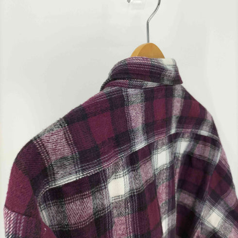 フリーカントリー free country 90S USA製 フラップポケット コットン L/S フランネル シャツ メンズ import:L