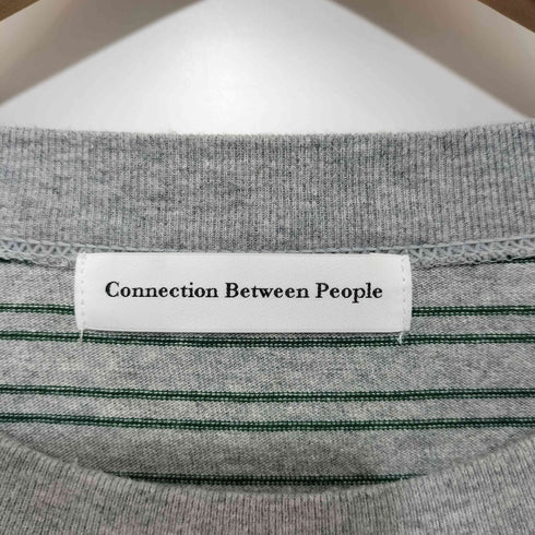 Connection Between People ルーズボーダーTシャツ メンズ L