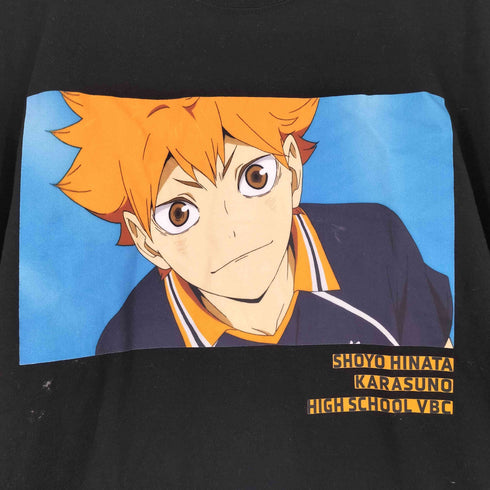 キャラクタープリントクルーネックTシャツ メンズ M-L