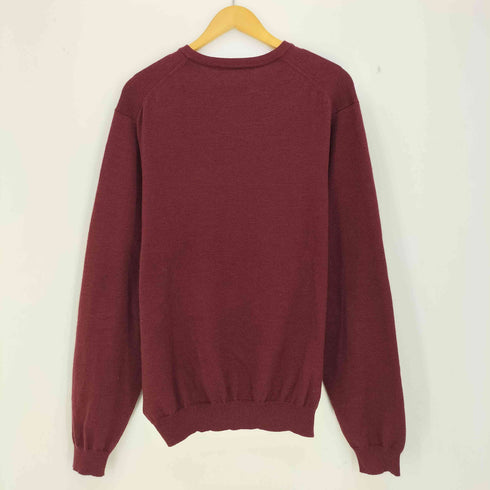 ブルックスブラザーズ BROOKS BROTHERS 香港製 メリノウール Vネック ニット メンズ import:L