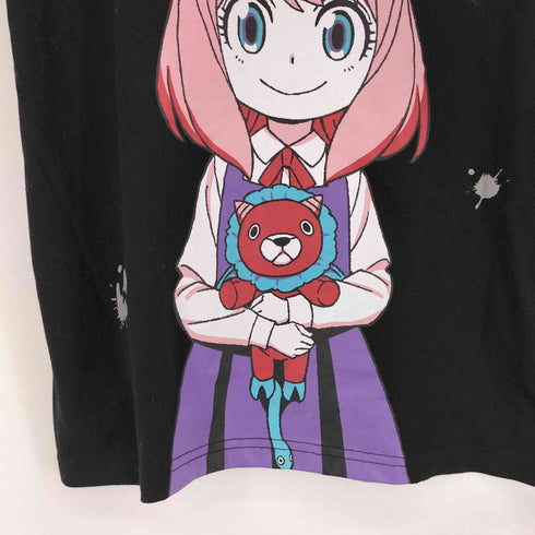 キャラクタープリントクルーネックTシャツ レディース 160