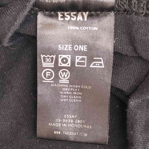 エッセイ ESSAY OVERSIZED PRINT T-SHIRT メンズ ONE SIZE